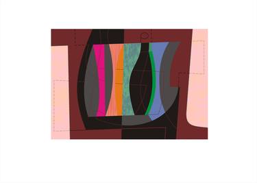 Print of Modern Abstract Printmaking by Csaba Szegedi