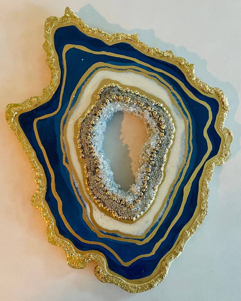 large geode wall art