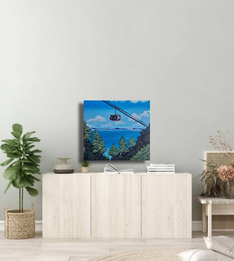 Original Contemporary Seascape Painting by Maryna Yasar