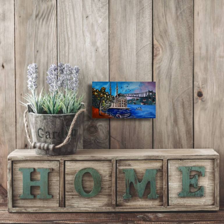 Original Contemporary Cities Painting by Maryna Yasar
