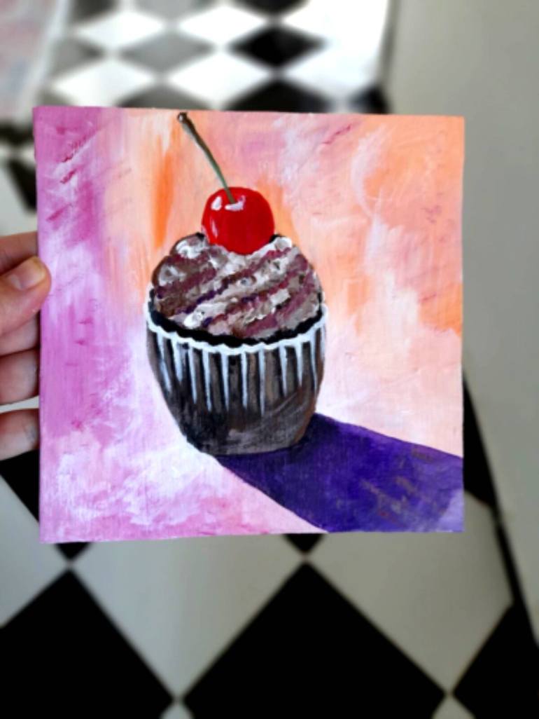 Original Contemporary Food Painting by Maryna Yasar