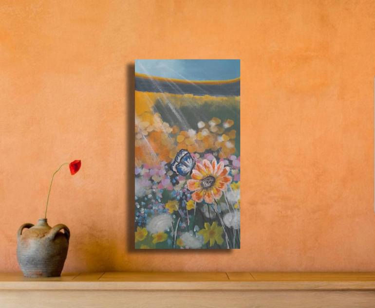 Original Contemporary Floral Painting by Maryna Yasar
