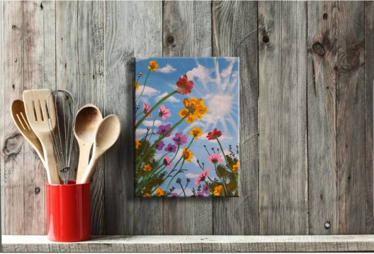 Original Floral Painting by Maryna Yasar
