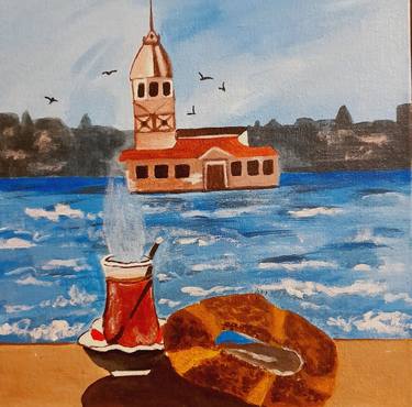 Print of Seascape Paintings by Maryna Yasar