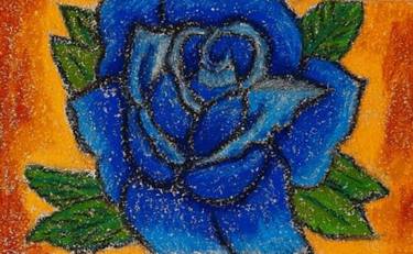 Blue Rose Painting thumb