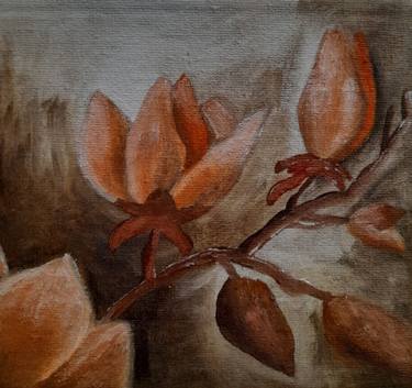 Original Fine Art Floral Paintings by Maryna Yasar
