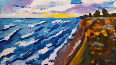 Lake Michigan painting thumb