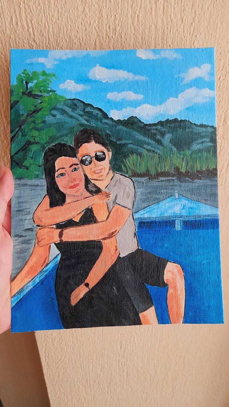 Original Contemporary People Painting by Maryna Yasar