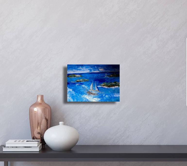 Original Seascape Painting by Maryna Yasar