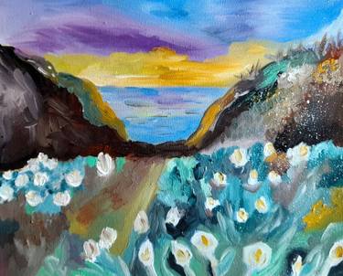 Original Impressionism Seascape Paintings by Maryna Yasar