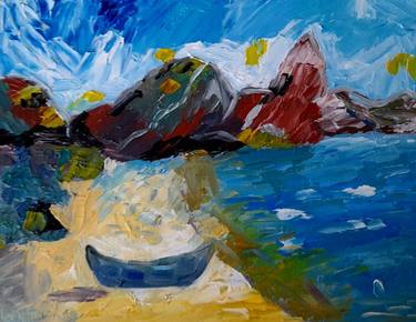 Original Contemporary Seascape Paintings by Maryna Yasar