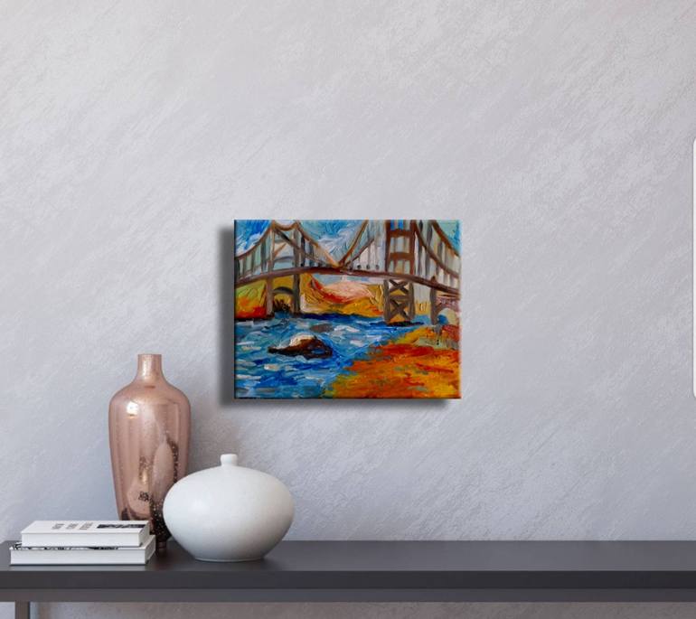 Original Contemporary Cities Painting by Maryna Yasar