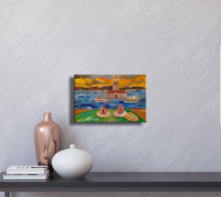 Original Contemporary Cities Painting by Maryna Yasar