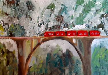 Bernina Express Oil Painting thumb