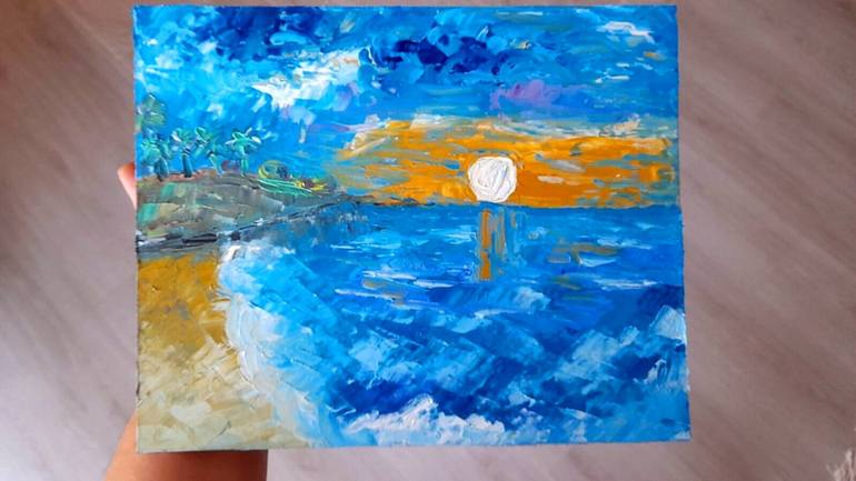 Original Seascape Painting by Maryna Yasar