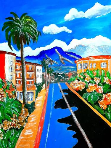 Original Art Nouveau Cities Paintings by Maryna Yasar