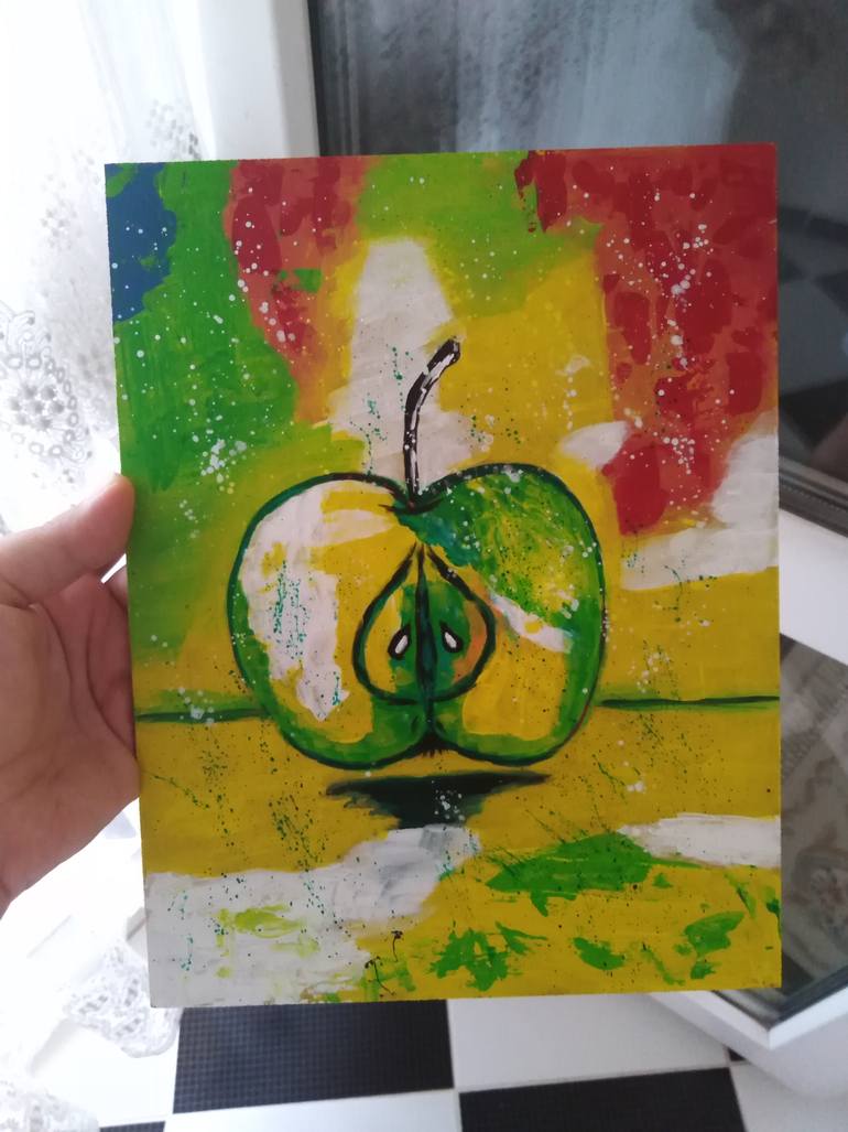 Original Abstract Food & Drink Painting by Maryna Yasar