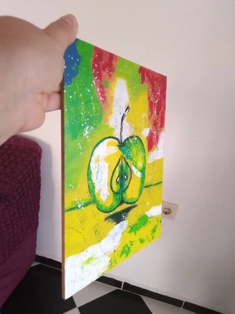 Original Abstract Food & Drink Painting by Maryna Yasar