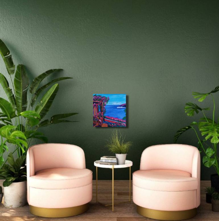 Original Impressionism Beach Painting by Maryna Yasar