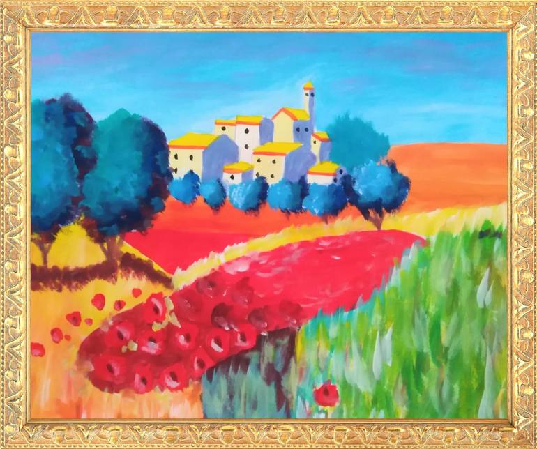 Original Fine Art Landscape Painting by Maryna Yasar