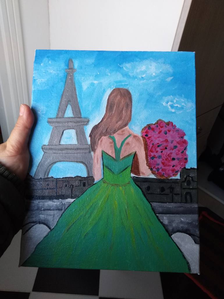 Original Figurative Cities Painting by Maryna Yasar