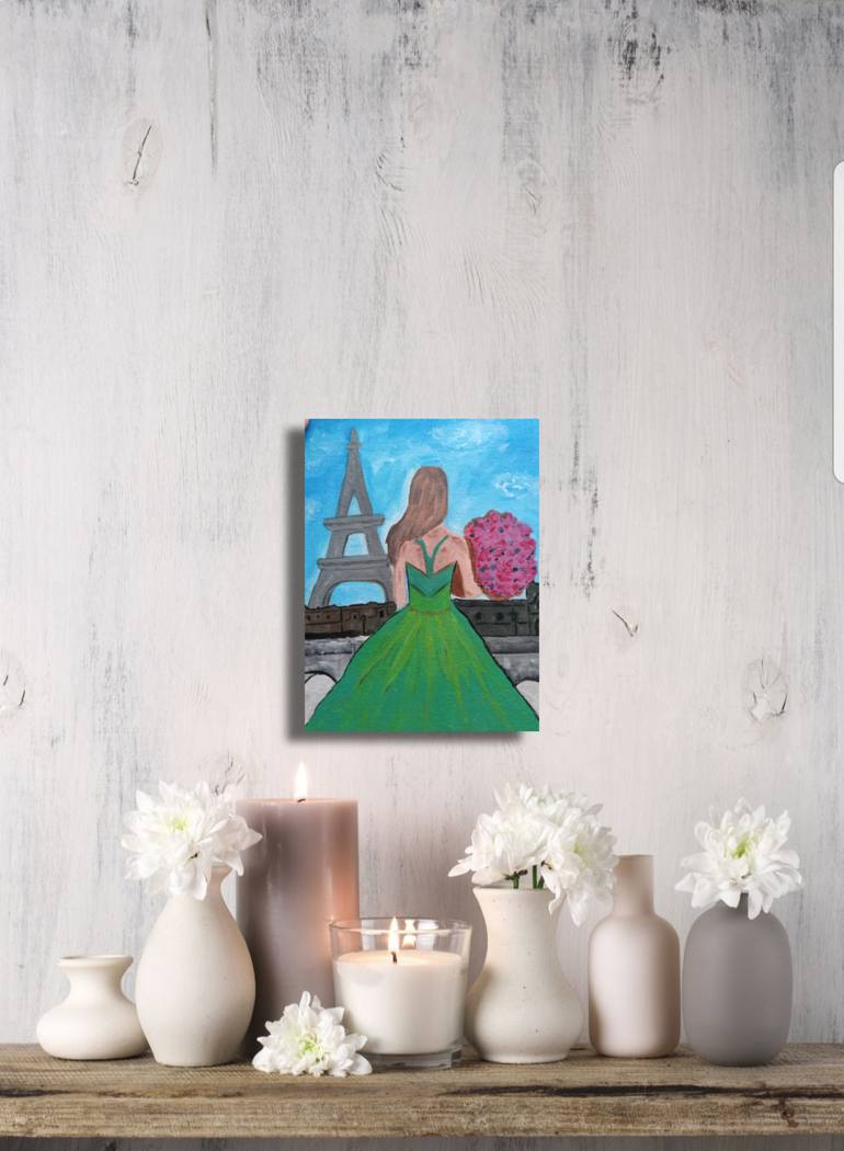 Original Figurative Cities Painting by Maryna Yasar
