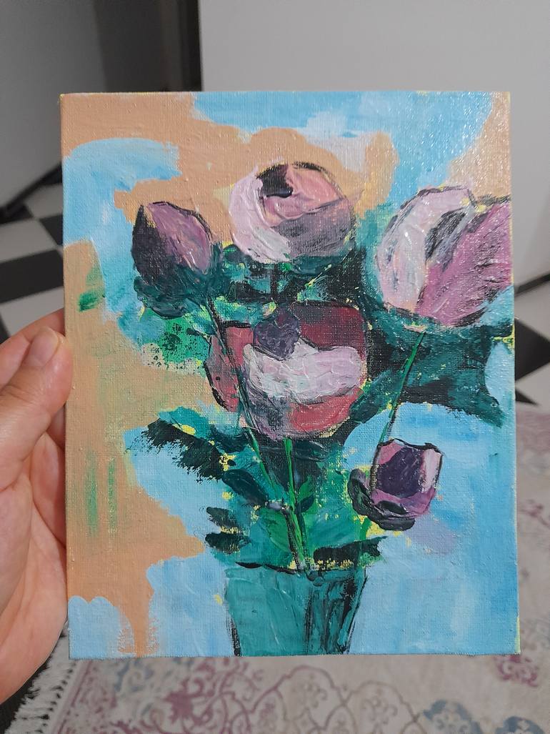 Original Expressionism Abstract Painting by Maryna Yasar