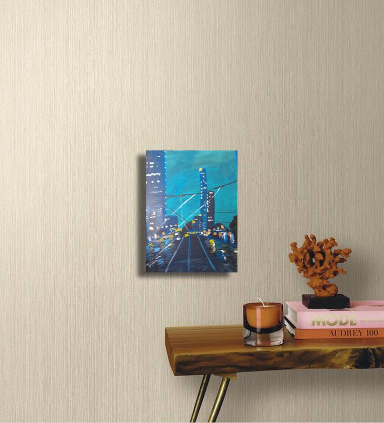 Original Modern Cities Painting by Maryna Yasar