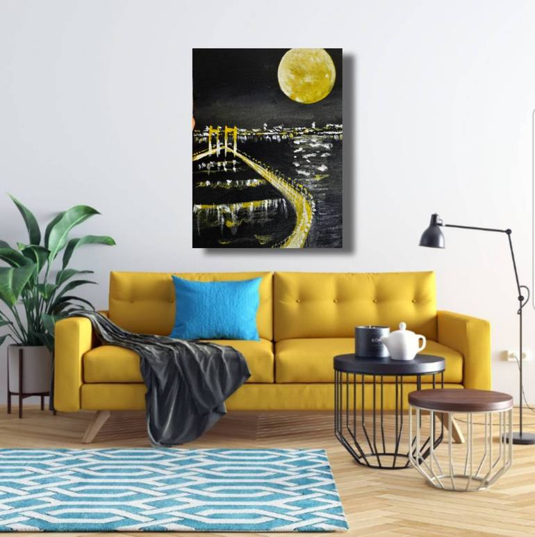 Original Contemporary Cities Painting by Maryna Yasar