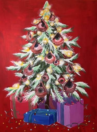 Sjw Christmas 2022 Spirit Of Capitalism Painting By Katia Weaver | Saatchi Art