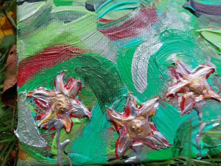 Original Abstract Landscape Painting by Teodora Rinciog