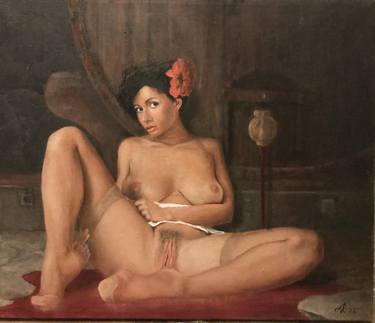 Original Realism Nude Paintings by Vadim Kuznetsov