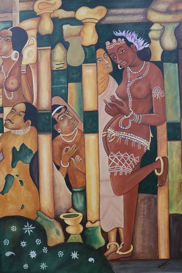 Print of Wall Paintings by Saif Quadri