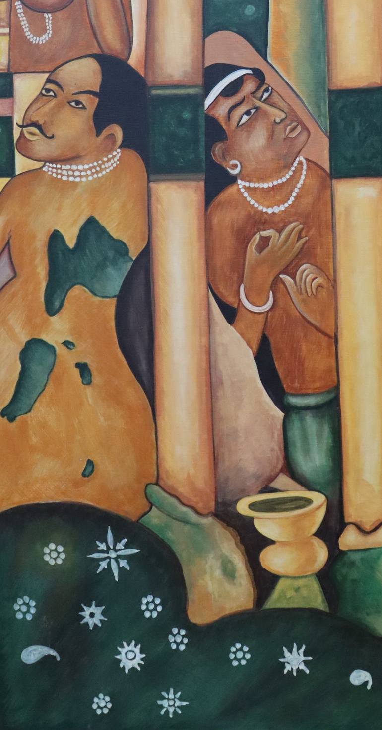 Original World Culture Painting by Saif Quadri