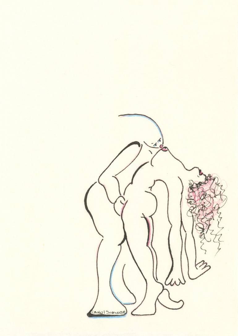 Erotic line drawing #11