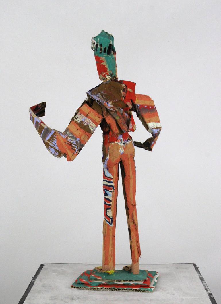 Original Abstract Expressionism Fashion Sculpture by Karl Heinz Kahne
