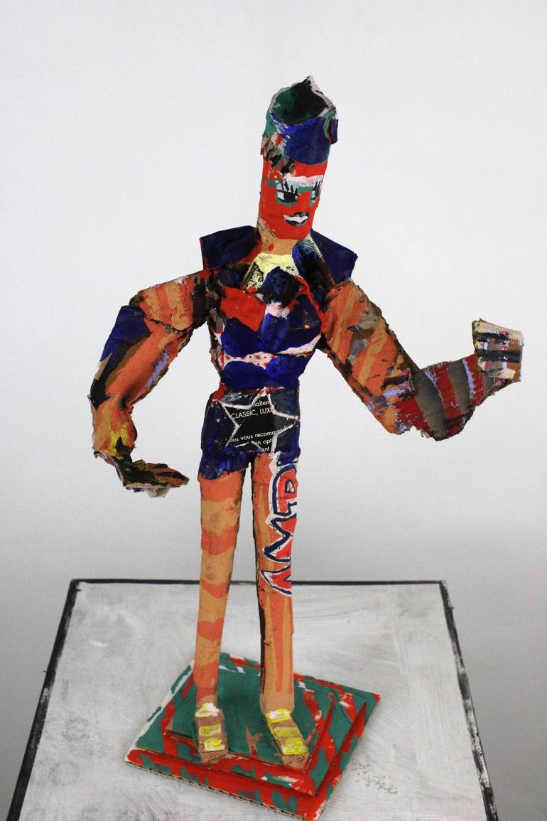 Original Abstract Expressionism Fashion Sculpture by Karl Heinz Kahne