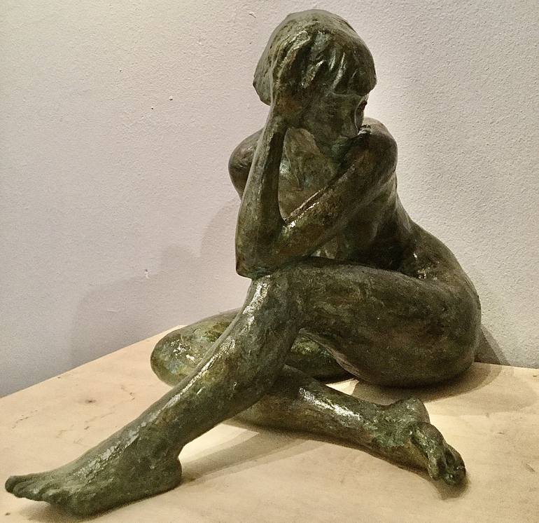 Original Nude Sculpture by claudine ricart