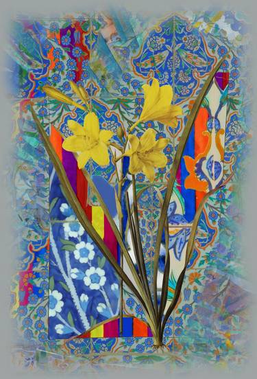 Print of Fine Art Floral Mixed Media by Seema Zaidee