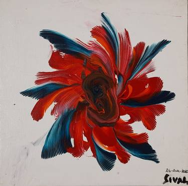 Print of Floral Paintings by Siva Kumar