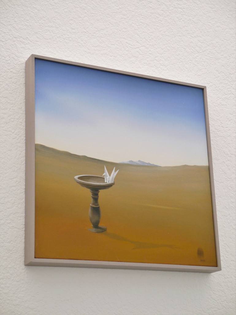 Original Surrealism Nature Painting by Pat Napombejra