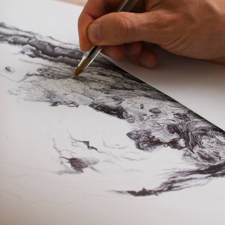 Original Illustration Nature Drawing by Freek Hakvoort