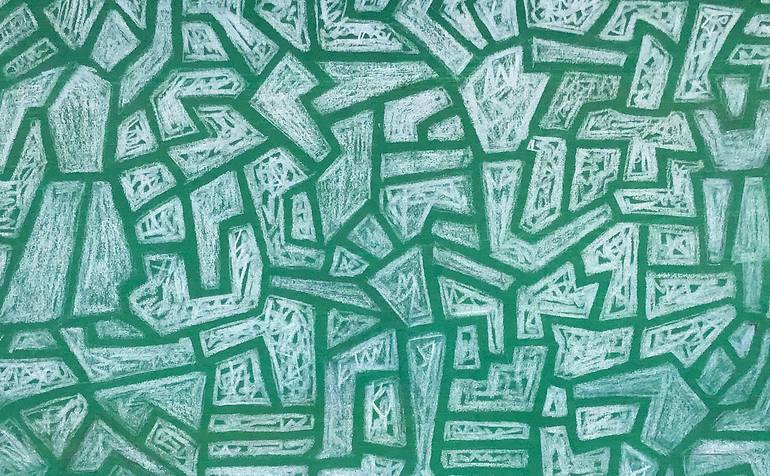 Original Abstract Expressionism Abstract Painting by Özgür Yener