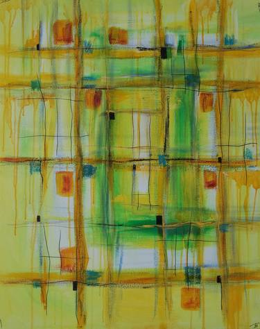 Print of Abstract Expressionism Architecture Paintings by Tatiana Sougakova