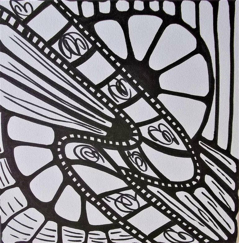 Original Modernism Cinema Drawing by Tatiana Sougakova