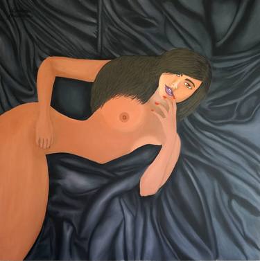 Print of Nude Paintings by Leonardo Nogueira