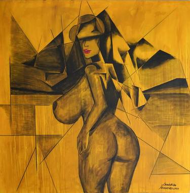 Print of Abstract Expressionism Erotic Paintings by Leonardo Nogueira