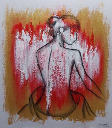 Print of Abstract Expressionism Erotic Paintings by Leonardo Nogueira