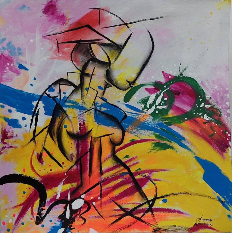 ecstasy Painting by Leonardo Nogueira | Saatchi Art