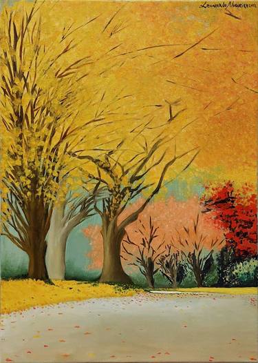 Print of Fine Art Landscape Paintings by Leonardo Nogueira